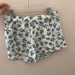MINE flowy shorts with flowers